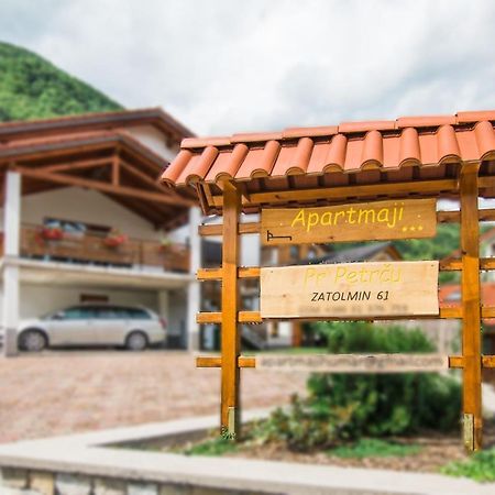 Appartement Pr' Petrcu à Tolmin Extérieur photo
